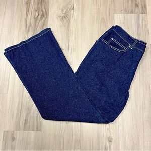 Girlfriends LA vintage y2k deadstock bootcut sparkly jeans NWOT Sz 15 stretchy